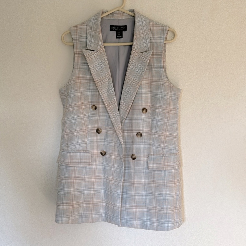 Rachel Zoe sleeveless blazer